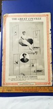 Antique 1926 Vaudeville Act Poster THE GREAT COLVILLE Trapeze Comedy B6 - £23.00 GBP