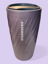 Starbucks 12oz Ceramic Travel Mug Lilac Subzero Twist - Purple, Winter Tumbler - £20.78 GBP