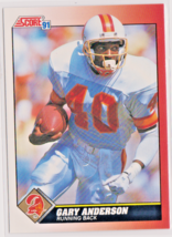 Gary Anderson Tampa Bay Buccaneers Running Back 1991 Score Card # 140 Near-Mint - £1.20 GBP