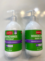 2 O&#39;Keeffe&#39;s Working Hands 12oz. Pump Bottle Liquid Hand Soap Soothing Lavender - $28.04