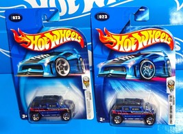 Hot Wheels 2004 First Editions Lot of 2 #23 Rockster Blue w/ Grille Variations - £3.99 GBP
