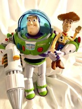 Thinkway Toy Story 90’s Interactive Buzz Lightyear With Blaster And 6 In... - £38.83 GBP