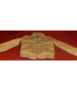 H&amp;M WINTER INSULATED WAFFLE TAN BROWN COLD WEATHER FULL ZIP JACKET COAT 36R - €23,45 EUR