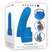 Gender X Flick It Rechargeable Flicking Dual Stimulation Silicone Finger Vibrato - £55.56 GBP
