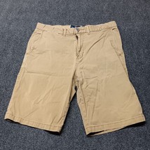 American Eagle Shorts Men 32 Brown Tan Prep Preppy Chino Mid Rise - £18.10 GBP