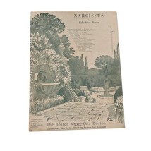 Narcissus 1891 Ethelbert Nevin Piano 2 Hand Sheet Music Schirmer - £15.35 GBP