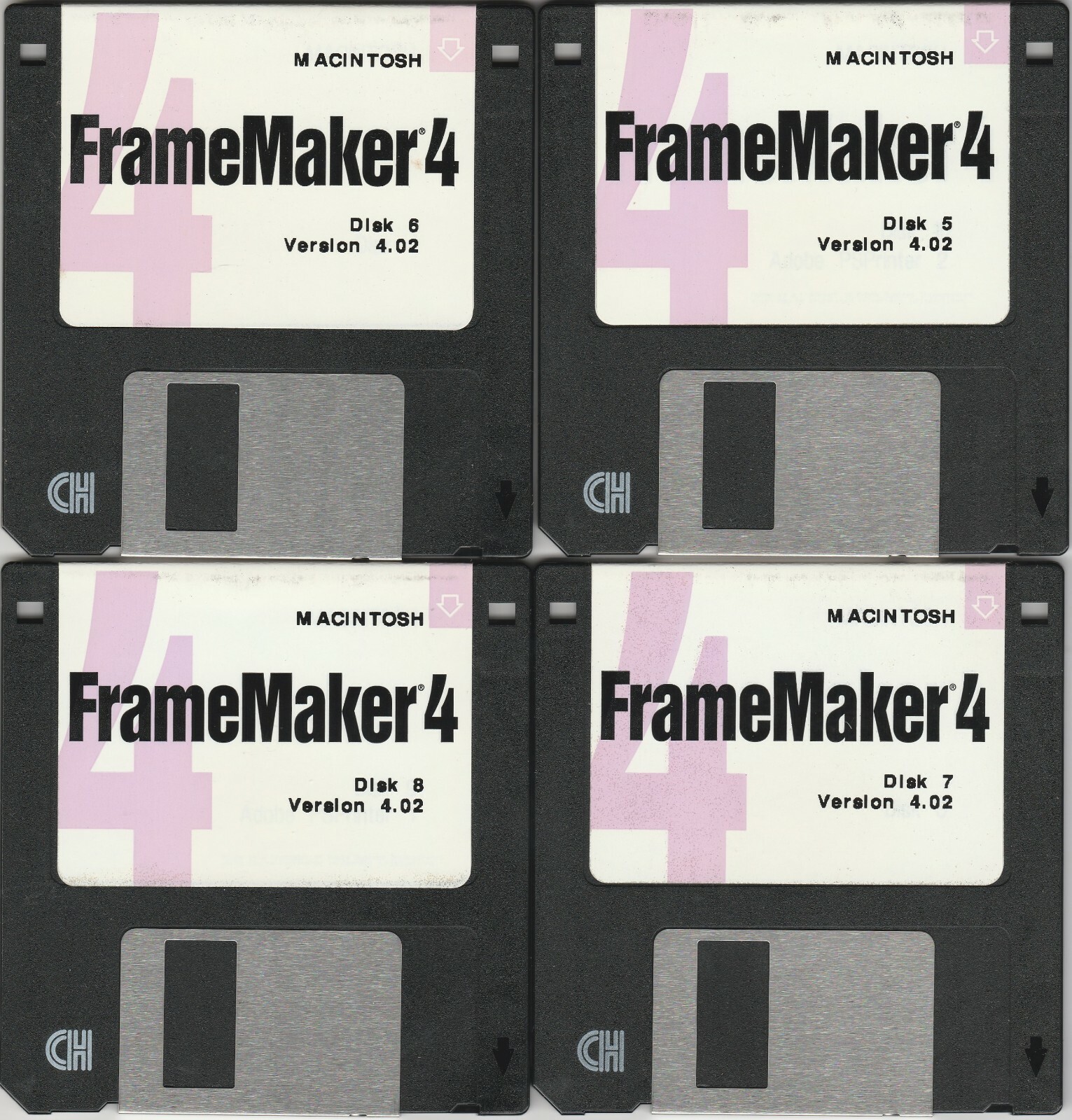 Adobe Framemaker 4 ~ 9 disk set for Macintosh ~ Version 4.02 ~ VTG ~ 3.5" Item image 3