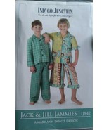 Indygo Junction Jack  Jill Jammies Pattern IJ842 Mary Ann Donze kids 4 6... - $5.89