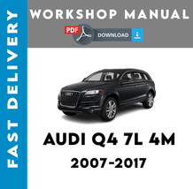 Audi Q7 4L 4M 2007-2017 Service Repair Workshop Manual - £5.22 GBP