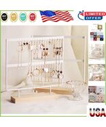 Tabletop Tree-Shaped Jewelry Display with 44 Holes - Classic White Finish - $350.07 MXN