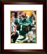 Kendall Wright signed Baylor Bears 8x10 Photo Custom Framed #1 (green jersey cat - £67.89 GBP