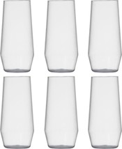FORTESSA D&amp;V Sole shatter resistant Iced Beverage Outdoor Glasses, Set of 6, NEW - £31.96 GBP