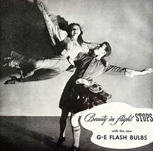 General Electric Mazda Flash Bulb Lamps 1939 Advertisement Photography D... - €26,05 EUR