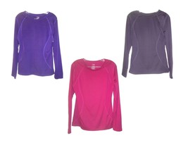 Danskin Now Long Sleeve Athletic Tops w/Mesh Sides for Air Circulation Size S-L - £23.94 GBP