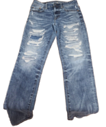 American Eagle AE jeans Size 29x30 Skinny Distressed Next Level Airflex - $16.04 CAD