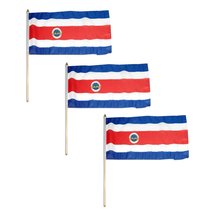 Online Stores Costa Rica Flag 12 x 18 inch - 3 PK - £10.97 GBP+