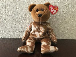 Retired *Hero* ~2003 Ty Beanie Baby~ 6&quot; U.K  Military Bear ~ MWMT!! - £3.92 GBP