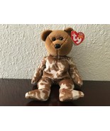 Retired *Hero* ~2003 Ty Beanie Baby~ 6&quot; U.K  Military Bear ~ MWMT!! - $91.86 MXN