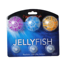 Silicone Jellyfish Aquarium Ornament - Vibrant &amp; Realistic Assorted Colors - £11.12 GBP