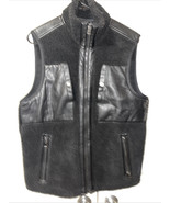 Michael Kors Winter Vest Full Zip Black Sherpa Size M NEW $228 - $1,602.98 MXN