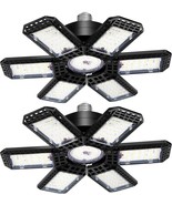 200W 20000Lm 6500K Led Shop Lights, 2 Pack Led Garage Lights, Ceiling Le... - $49.34 CAD