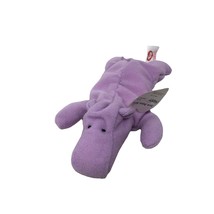 NWT McDonald&#39;s Ty Teenie Beanie Baby Happy the Hippo Hippopotamus Purple - $12.86