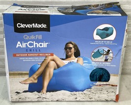 Clevermade Inflatable Lounger Air Chair Lightweight Recliner Style Chill  NEW - £31.55 GBP