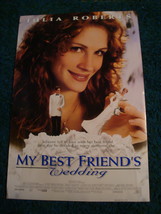 MY BEST FRIENDS WEDDING - MOVIE POSTER WITH JULIA ROBERTS - £16.78 GBP
