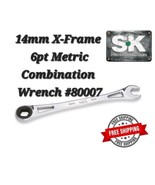 SK PRO TOOLS 80007 14mm XFrame Ratcheting Wrench Steel 1.7 ARC 3X Torque - £21.68 GBP