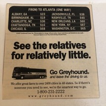 1990s Greyhound Bus Service Vintage Print Ad Advertisement pa19 - £3.87 GBP