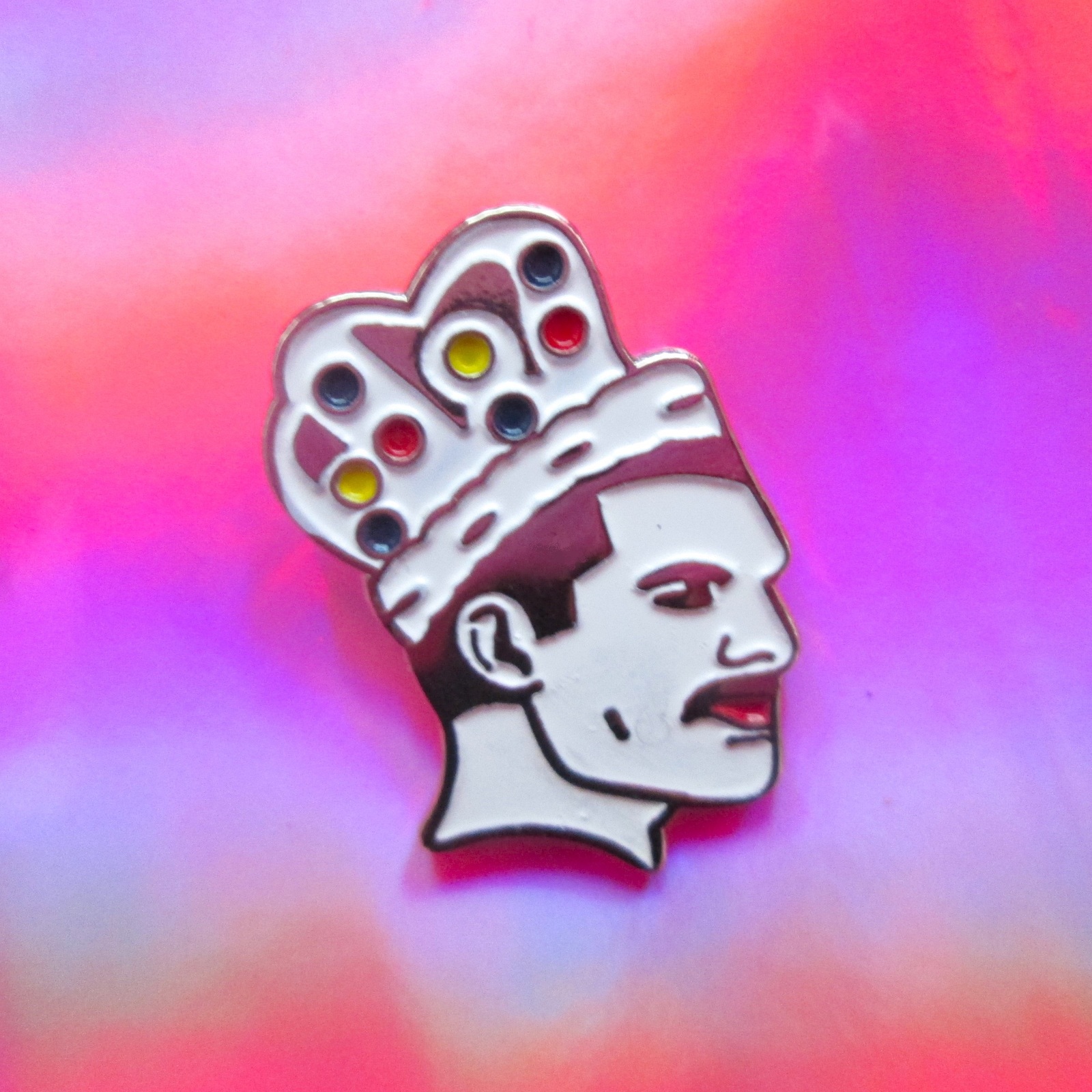 freddie mercury pin enamel jewelry queen band lapel pin  - $13.99