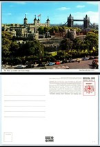 UK Giant Size Postcard - London, Tower Of London &amp; Tower Bridge  - £3.89 GBP