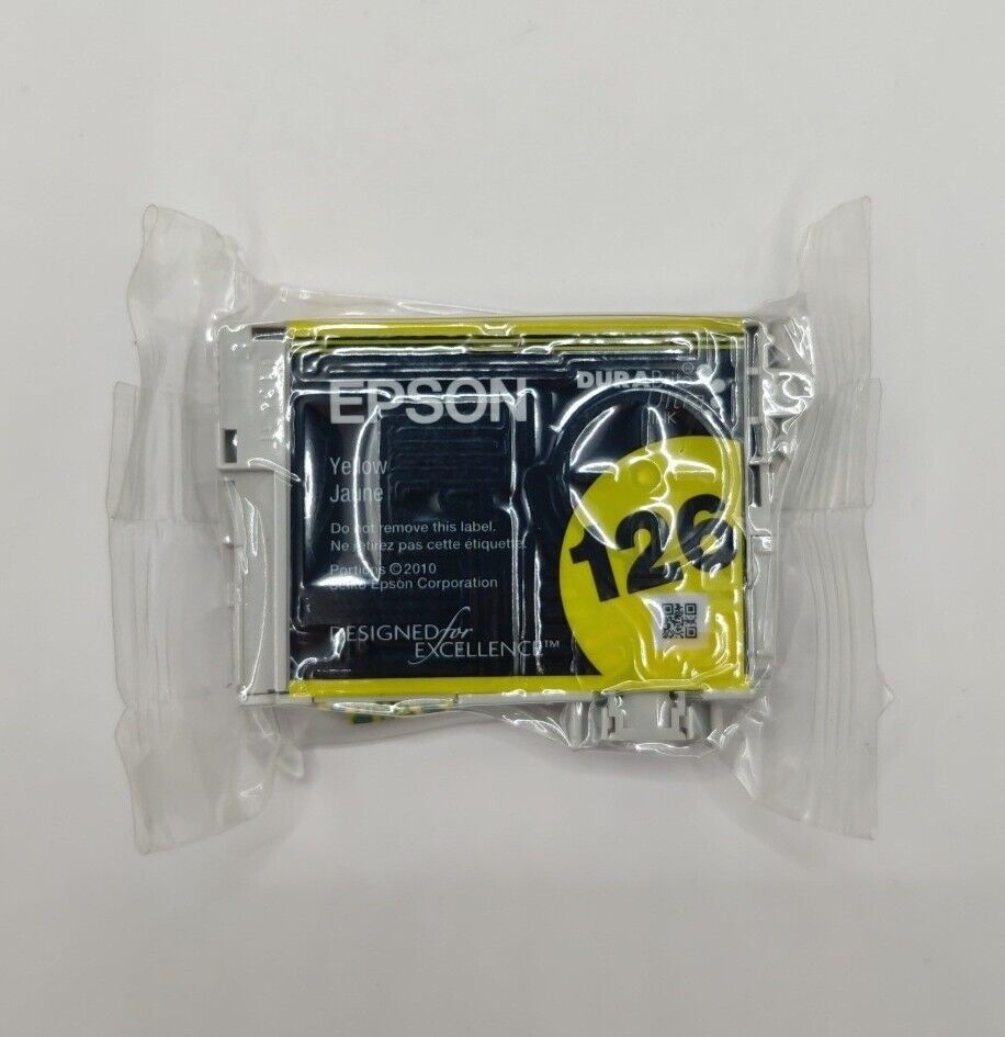 Primary image for Genuine Epson 126 Yellow DURABrite Ultra Ink Sealed Open Box T1264