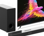 Tv Sound Bars: 15-Inch Slim Soundbar With Subwoofer;, And Projector Use. - $85.93