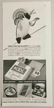 1936 Print Ad Kool Menthol Cigarettes Penguin Walks Tightrope Brown Williamson - £8.90 GBP