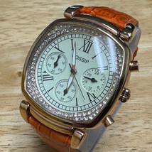 Gossip Quartz Watch Unisex Rose Gold Tone Analog Chronograph Leather New... - $28.49