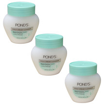 (3 Pack) NEW Pond&#39;s Cold Cream Cleanser and Removes Make-Up 6.10 Ounces - £21.32 GBP