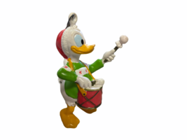 Christmas Tree Ornament Walt Disney Donald Duck Santa Hat Playing Drum P... - $14.84