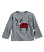 First Impressions Infant Boys Elk Applique T-Shirt,Mid Pewter Heather,6-... - £9.48 GBP