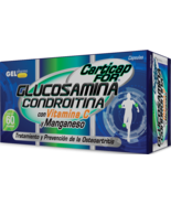 Glucosamina con Condroitina Vitamine C Magnecio help osteoarthritis / Box 60 cap - £25.10 GBP
