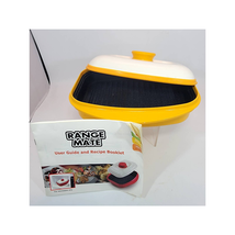 Range Mate Yellow Non-Stick Microwave Grill Pan Cooker Vtg - $25.86