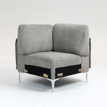 Gray Modular Sectional Sofa: Corner &amp; Middle Seats - $213.99