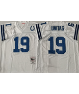 #19 Johnny Unitas White Jersey - $45.00