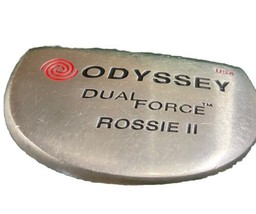 Odyssey Dual Force Rossie II Mallet Putter Steel 34.5&quot; Excellent Factory... - $48.15