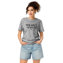 Unisex Organic Mid-Light T-Shirt - Enough Heather Grey - $49.99