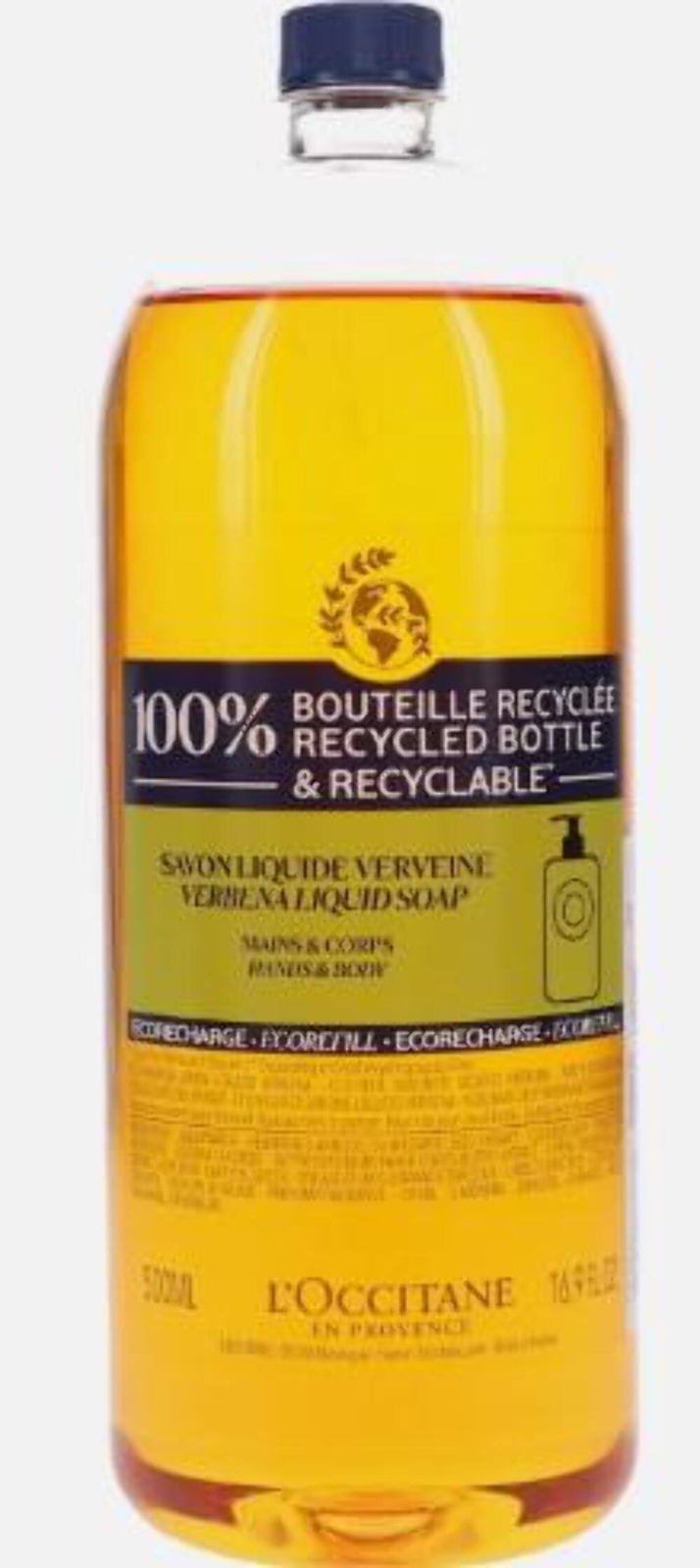 L&#39;Occitane - Shea Verbena Hand &amp; Body Liquid Soap Refill 16.9 Fl Oz - $29.69