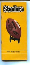 Pittsburgh Steelers-1981-NFL-Rusty Staples-Media Guide - $31.04