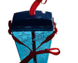 4th Of July Holiday Water Bottle w/ Straps &amp; Straw Portable Cup Travel 4... - $16.71