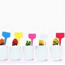 5 Colors Mix T Shaped Plant Labels Row Marker Stake Reusable Waterproof ... - $240.26 MXN