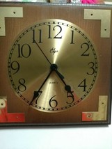 Vintage Elgin Quartz Wall Clock Battery Operated (1 AA) Tested &amp; Works - £42.36 GBP